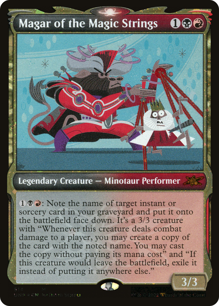 Image of Magar of the Magic Strings (Showcase) (Galaxy Foil) [Unfinity]