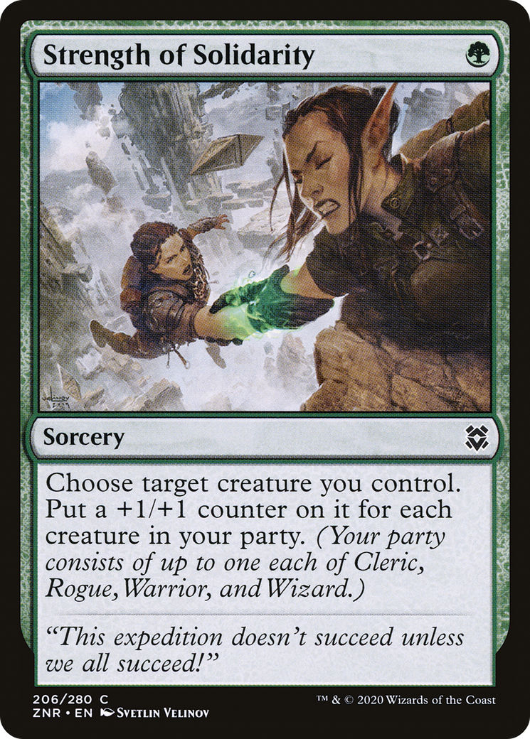 Image of Strength of Solidarity [Zendikar Rising]