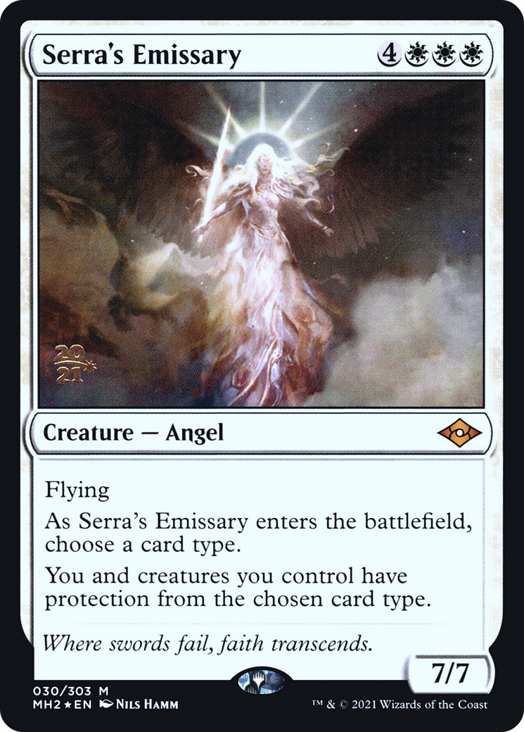 Image of Serra's Emissary [Modern Horizons 2 Prerelease Promos]