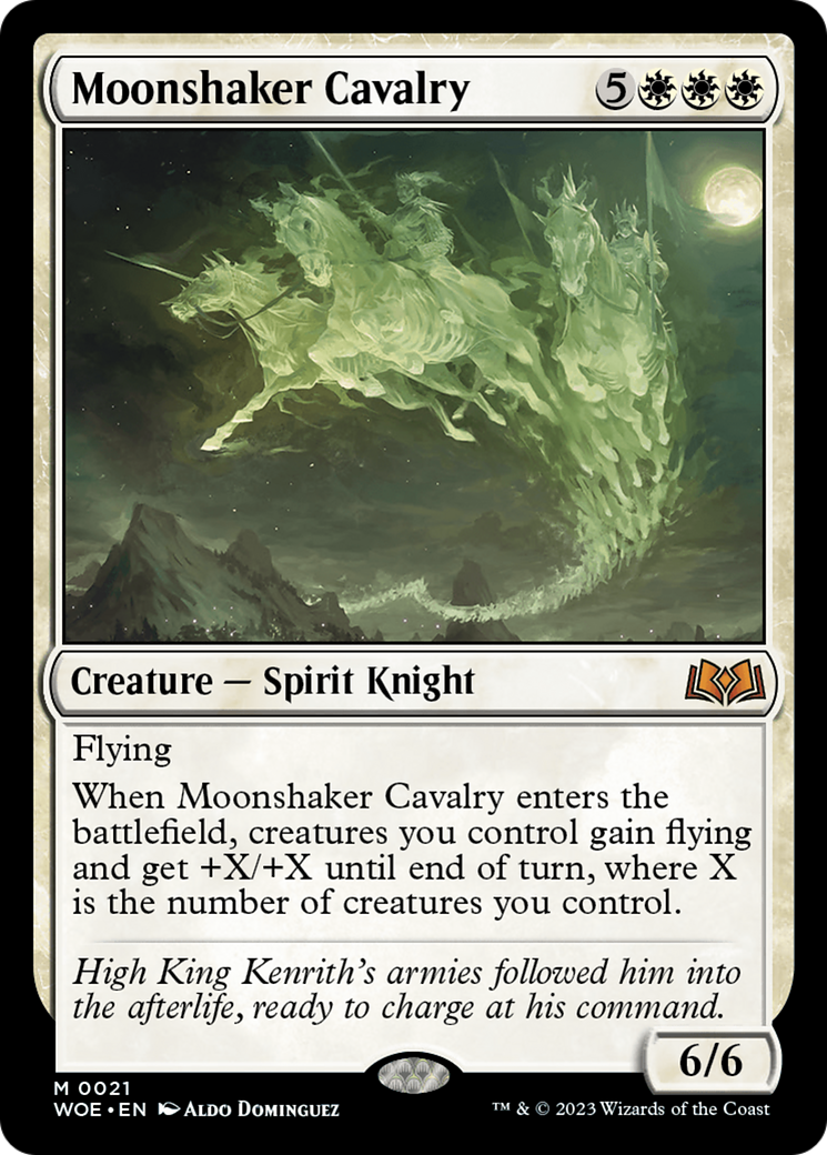 Image of Moonshaker Cavalry [Wilds of Eldraine]