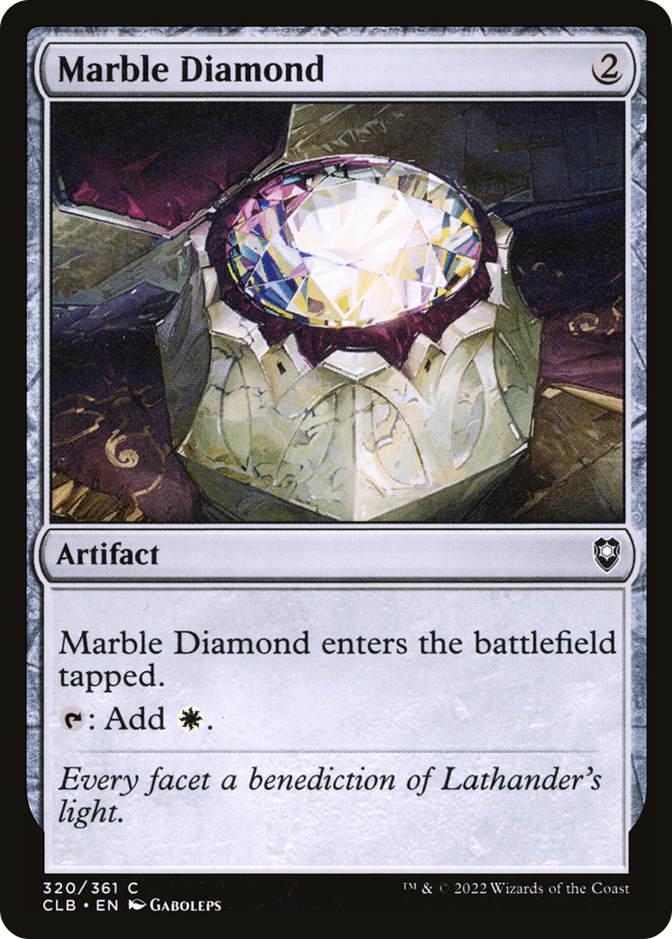Image of Marble Diamond [Commander Legends: Battle for Baldur's Gate]