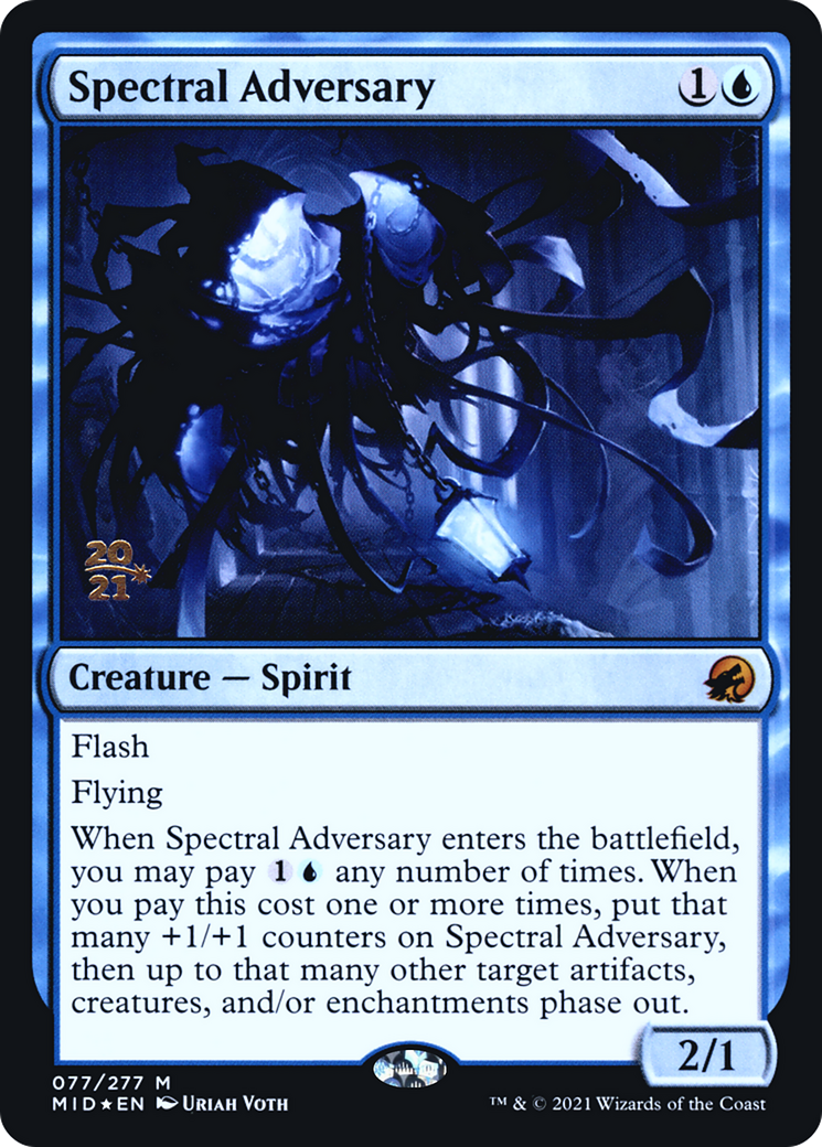 Image of Spectral Adversary [Innistrad: Midnight Hunt Prerelease Promos]