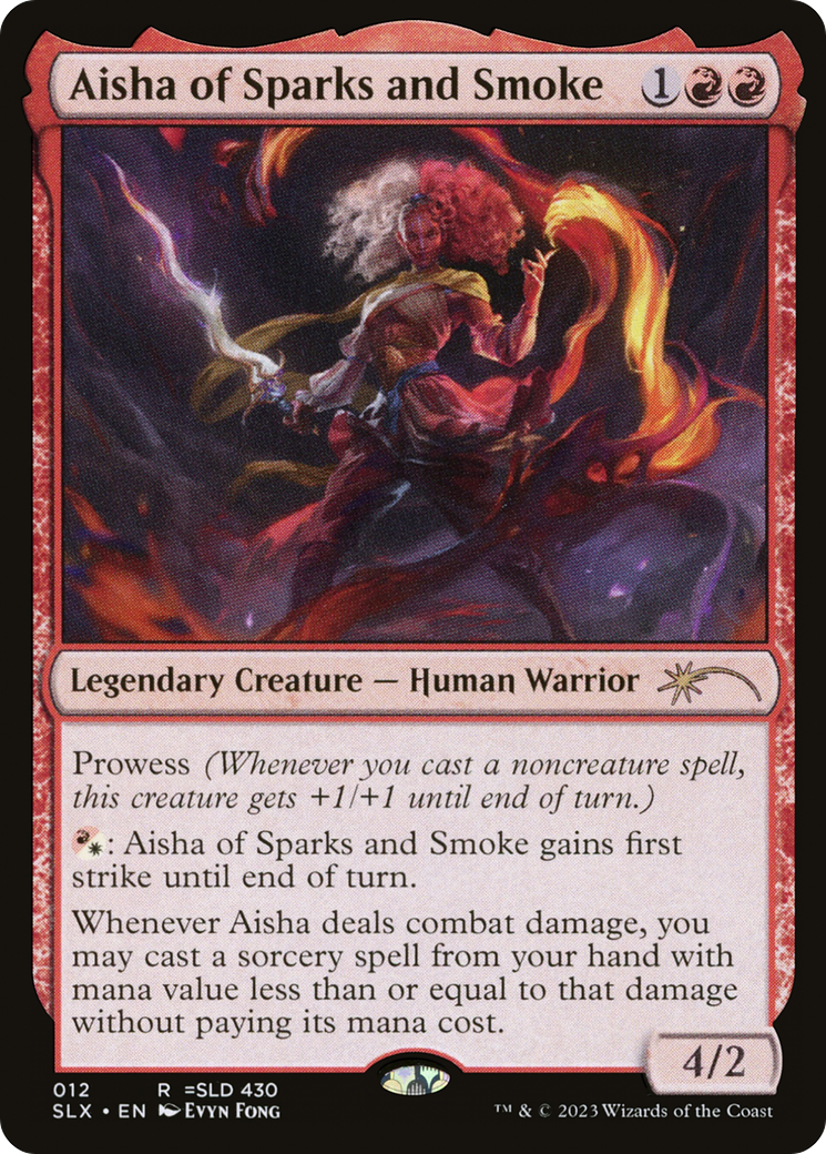 Image of Aisha of Sparks and Smoke [Secret Lair: Universes Within]