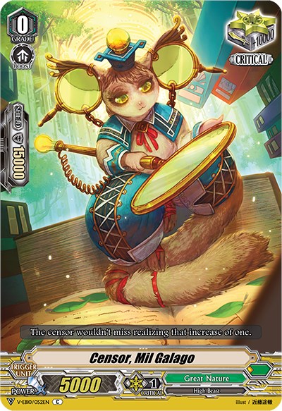 Image of Censor, Mil Galago (V-EB10/052EN) [The Mysterious Fortune]