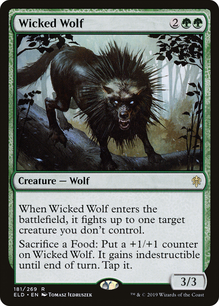 Image of Wicked Wolf [Throne of Eldraine]