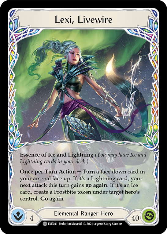 Image of Lexi, Livewire // Rosetta Thorn [ELE031] (Tales of Aria)  1st Edition Normal