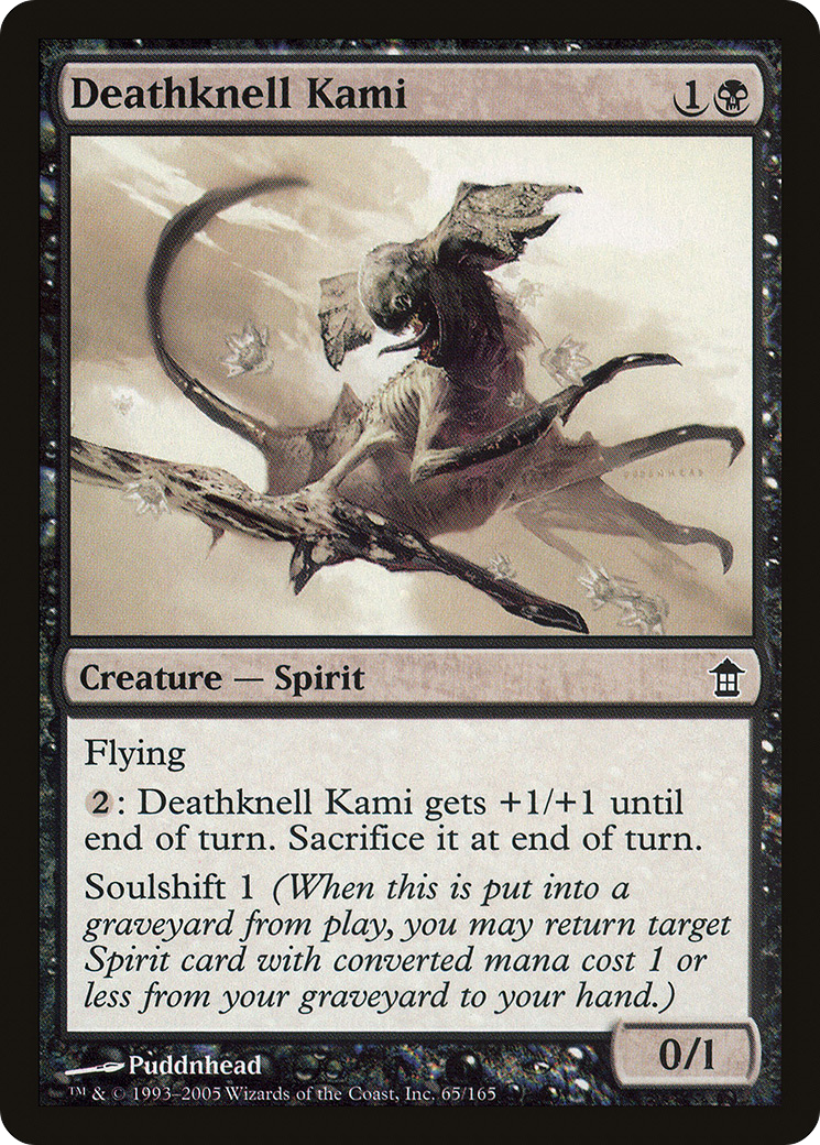 Image of Deathknell Kami [Saviors of Kamigawa]