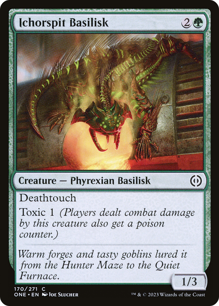 Image of Ichorspit Basilisk [Phyrexia: All Will Be One]
