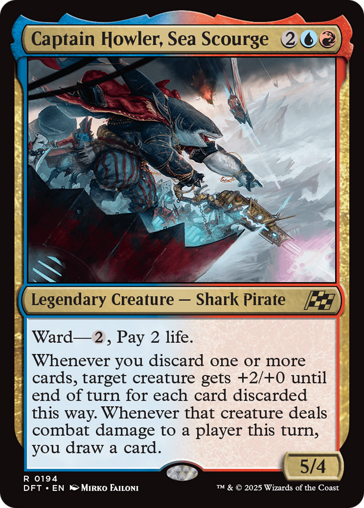 Image of Captain Howler, Sea Scourge [Aetherdrift]