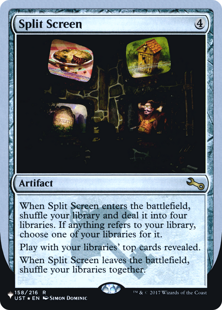 Image of Split Screen (Unfinity Foil Edition) [The List]