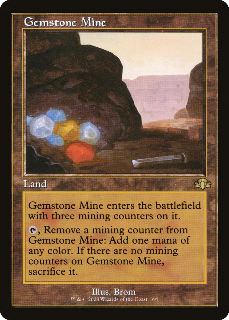 Image of Gemstone Mine (Retro) [Dominaria Remastered]