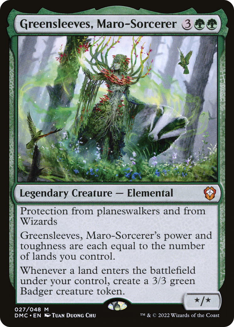 Image of Greensleeves, Maro-Sorcerer [Dominaria United Commander]
