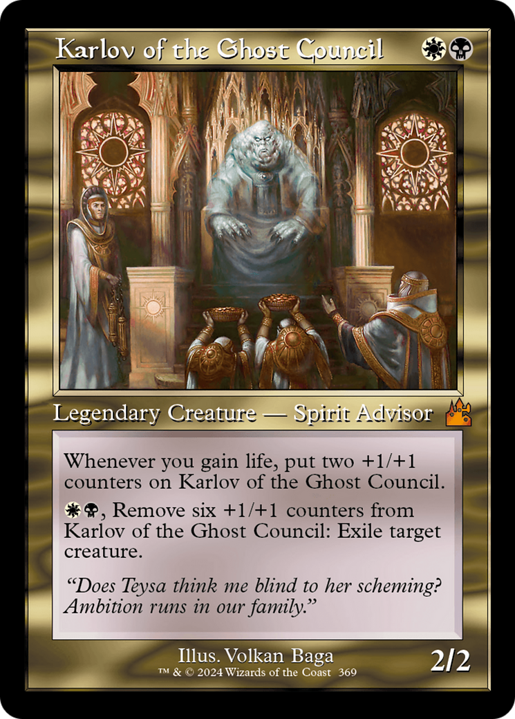 Image of Karlov of the Ghost Council (Retro Frame) [Ravnica Remastered]
