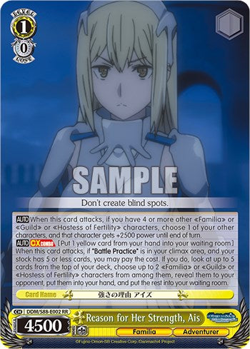 Image of Reason for Her Strength, Ais (DDM/S88-E002 RR) [Is it Wrong to Try to Pick Up Girls in a Dungeon?]