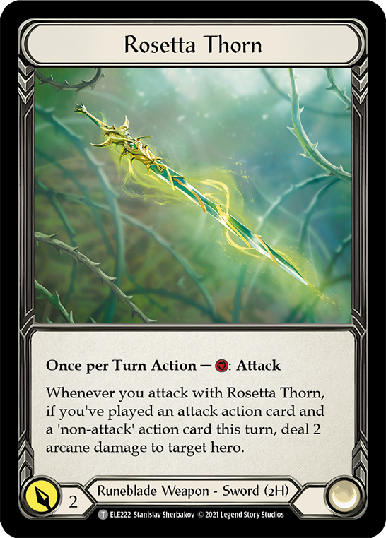 Image of Seismic Surge // Rosetta Thorn [ELE212] (Tales of Aria)  1st Edition Normal