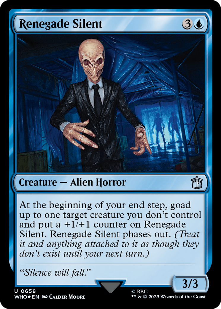 Image of Renegade Silent (Surge Foil) [Doctor Who]
