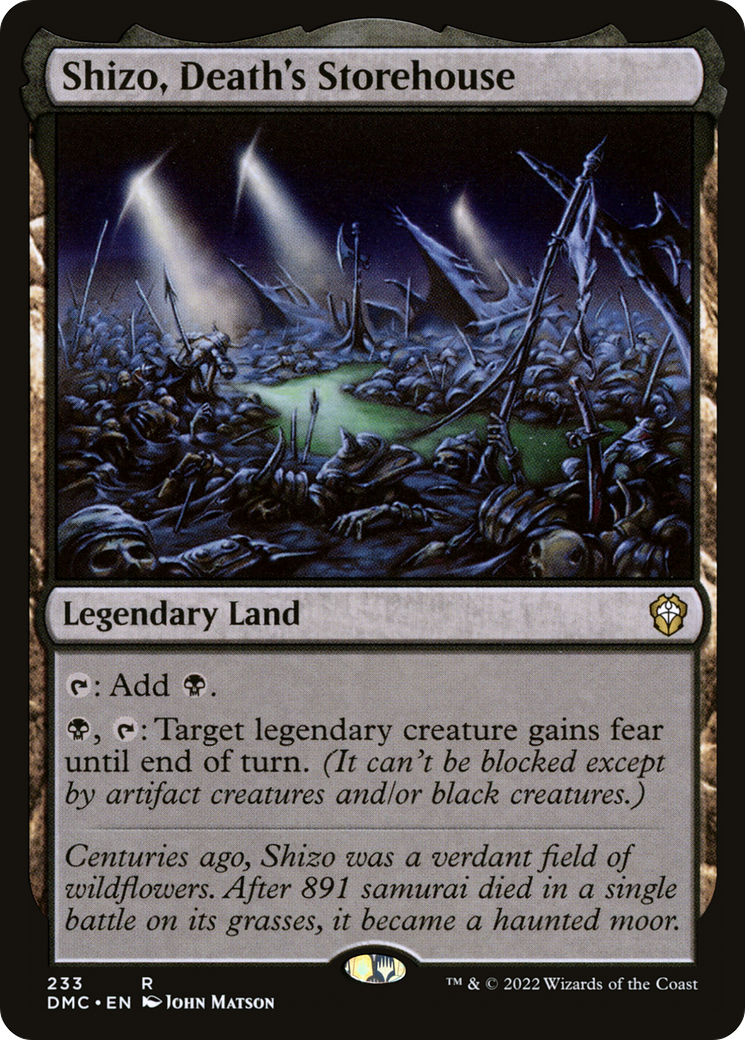 Image of Shizo, Death's Storehouse [Dominaria United Commander]