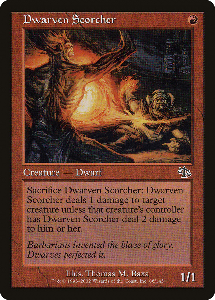 Image of Dwarven Scorcher [Judgment]