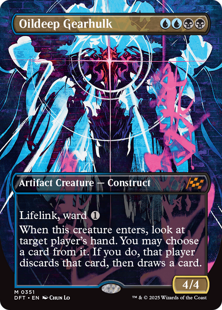 Image of Oildeep Gearhulk (Borderless) [Aetherdrift]