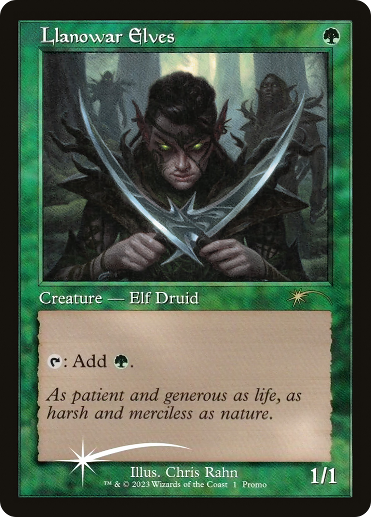 Image of Llanowar Elves (Retro) [Media Promos]