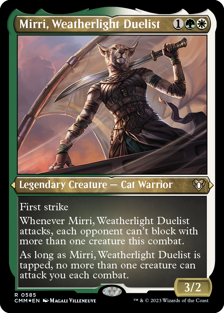 Image of Mirri, Weatherlight Duelist (Foil Etched) [Commander Masters]