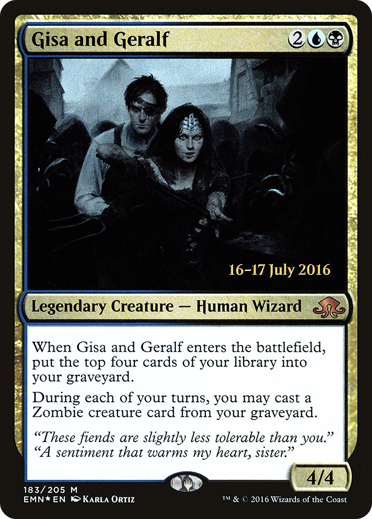 Image of Gisa and Geralf [Eldritch Moon Prerelease Promos]