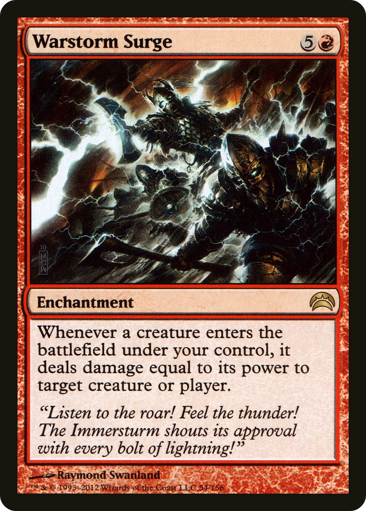 Image of Warstorm Surge [Planechase 2012]