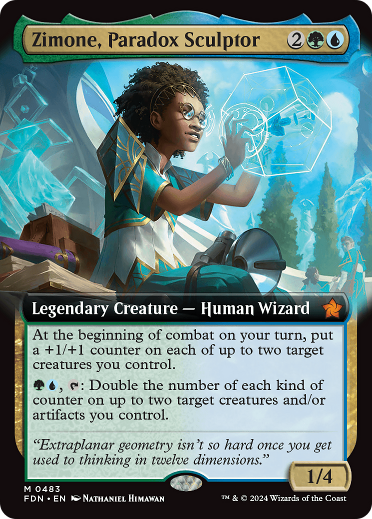Image of Zimone, Paradox Sculptor (Extended Art) [Foundations]
