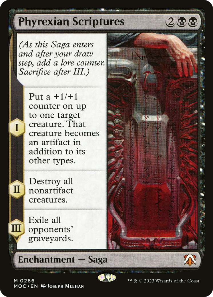 Image of Phyrexian Scriptures [March of the Machine Commander]