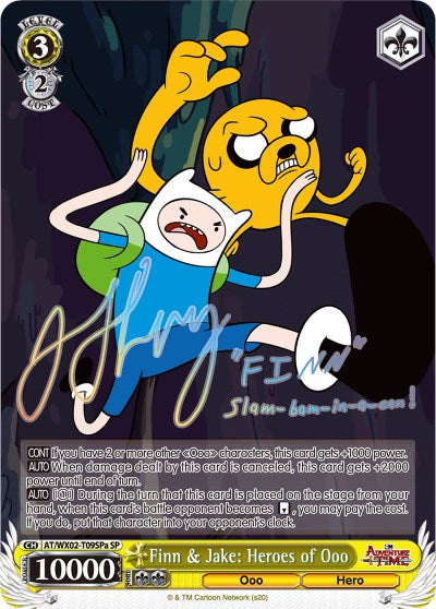 Image of Finn & Jake: Heroes of Ooo (AT/WX02-T09SPa SP) [Adventure Time]