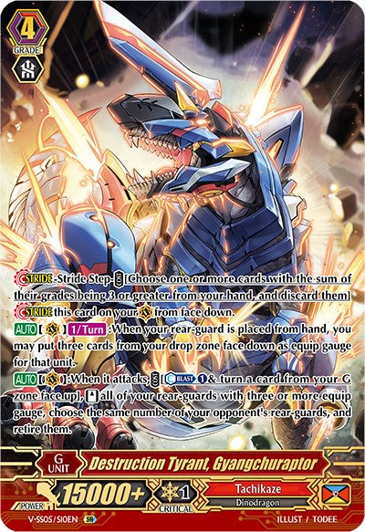 Image of Destruction Tyrant, Gyangchuraptor (V-SS05/S10EN) [Premium Collection 2020]