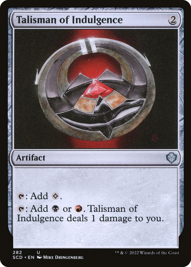 Image of Talisman of Indulgence [Starter Commander Decks]