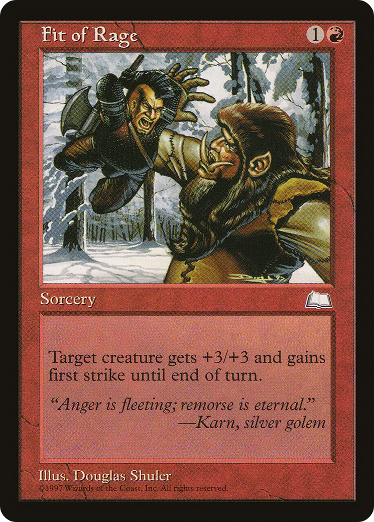 Image of Fit of Rage [Weatherlight]