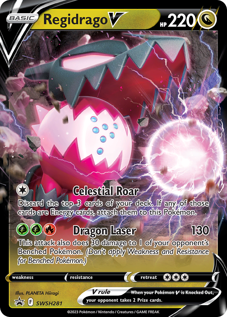 Image of Regidrago V (SWSH281) (Jumbo Card) [Sword & Shield: Black Star Promos]