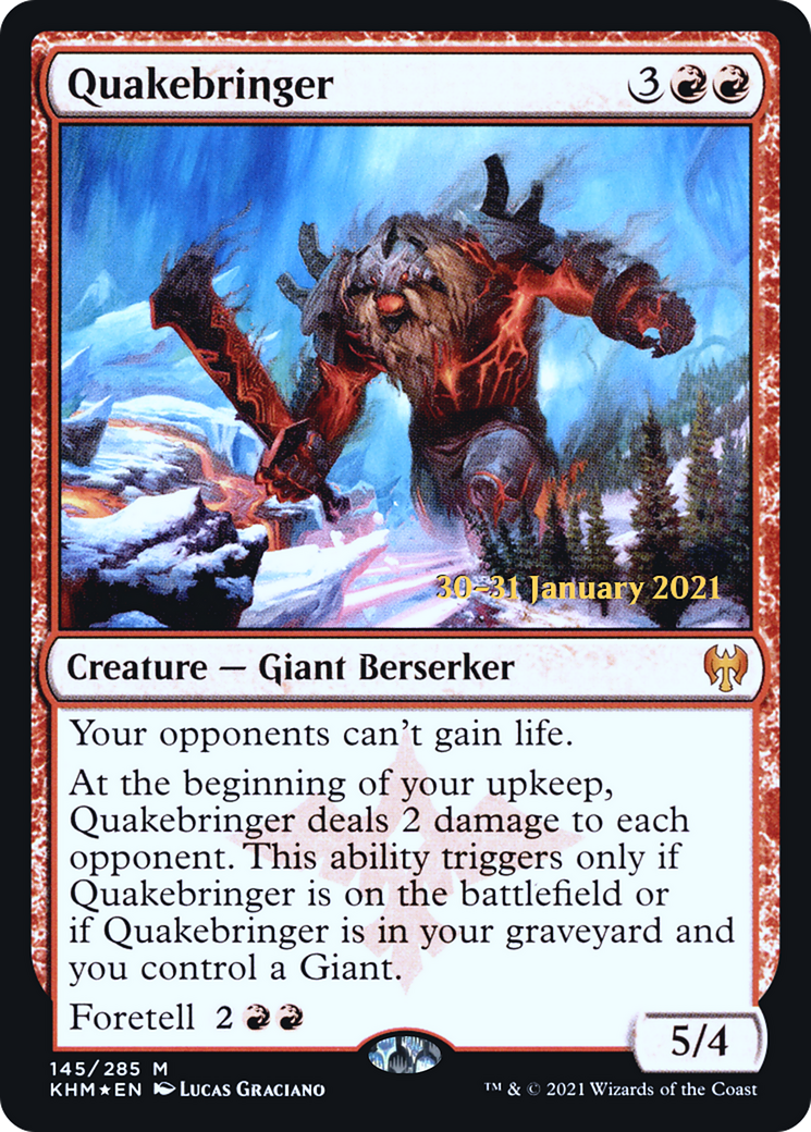 Image of Quakebringer [Kaldheim Prerelease Promos]
