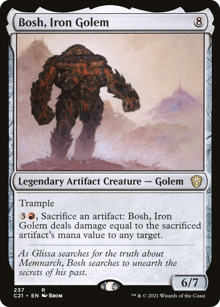 Image of Bosh, Iron Golem [Commander 2021]
