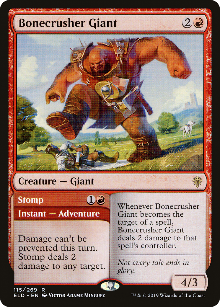 Image of Bonecrusher Giant // Stomp [Throne of Eldraine]