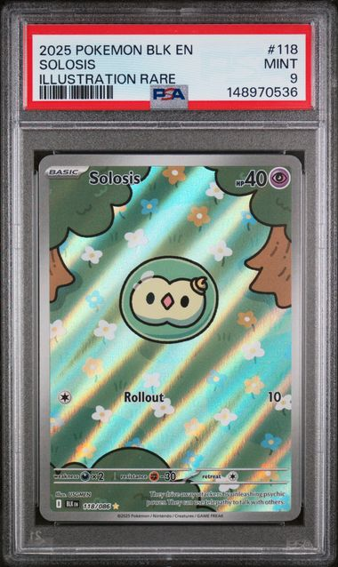 Image of Solosis (Scarlet & Violet: Black Bolt) 118/086 PSA 9
