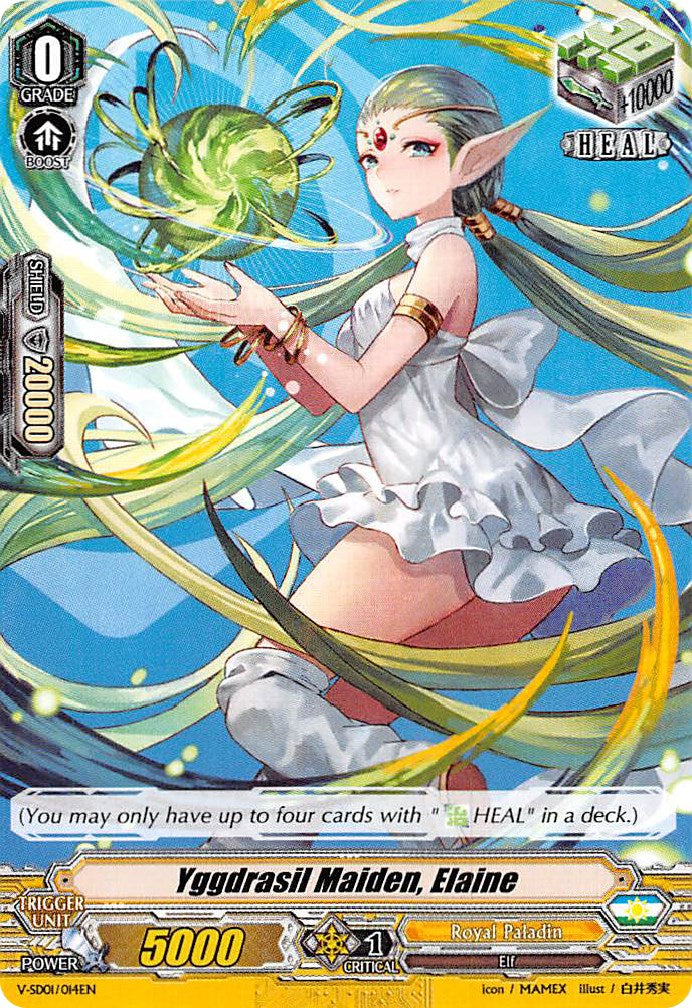 Image of Yggdrasil Maiden, Elaine (V-SD01/014EN) [2018 Free Experience Deck 