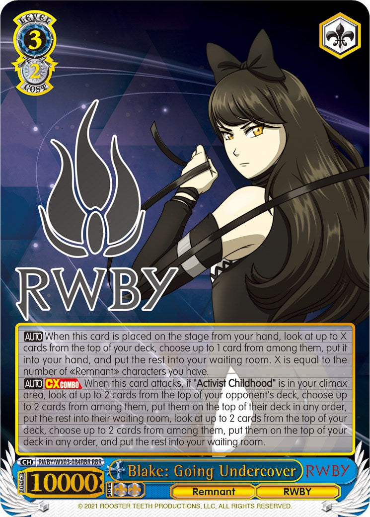 Image of Blake: Going Undercover (RWBY/WX03-084RBR RBR) [RWBY]