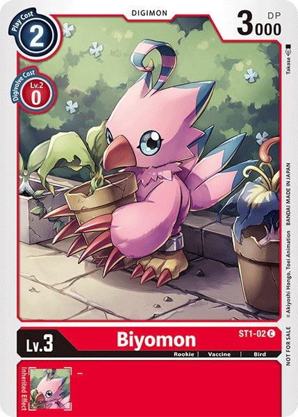 Image of Biyomon [ST1-02] (Official Tournament Pack Vol.3) [Starter Deck: Gaia Red Promos]
