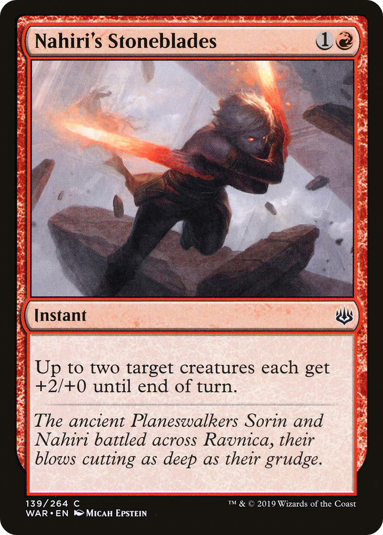 Image of Nahiri's Stoneblades [War of the Spark]