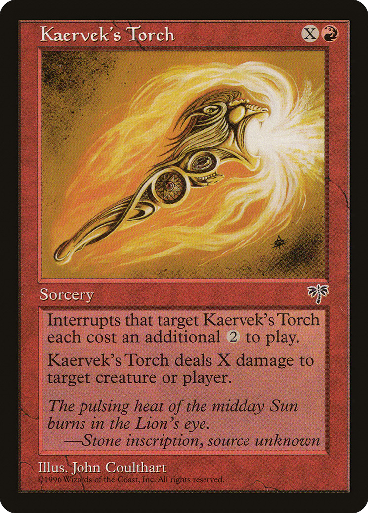 Image of Kaervek's Torch [Mirage]