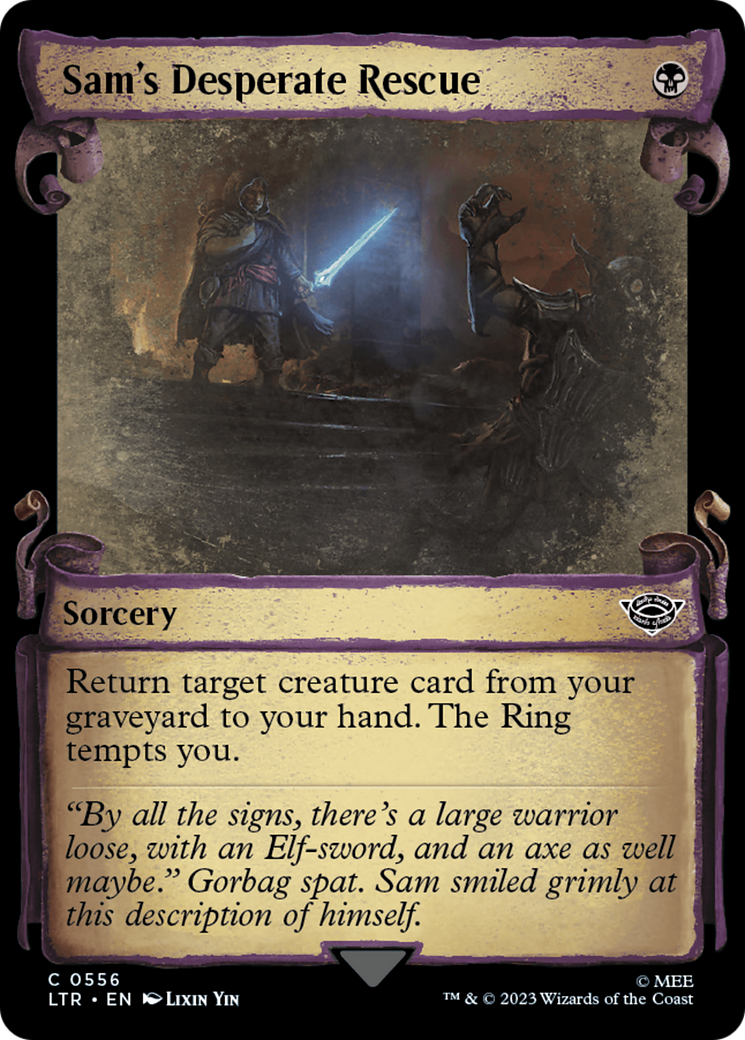 Image of Sam's Desperate Rescue [The Lord of the Rings: Tales of Middle-Earth Showcase Scrolls]