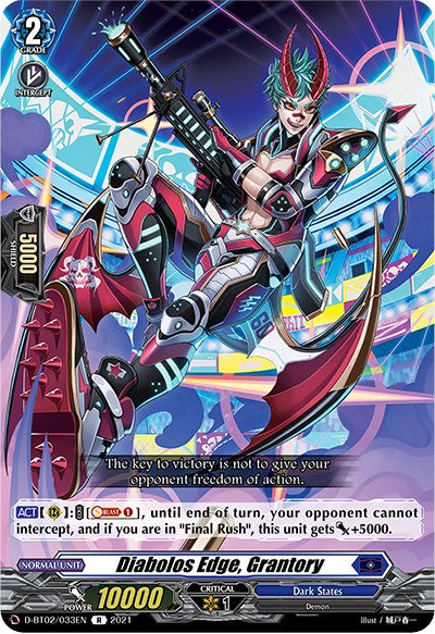 Image of Diabolos Edge, Grantory (D-BT02/033EN) [A Brush with the Legends]