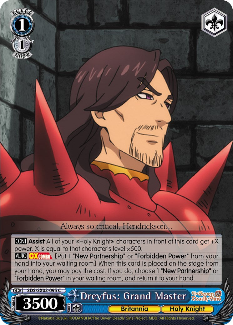 Image of Dreyfus: Grand Master (SDS/SX03-095 C) [The Seven Deadly Sins]