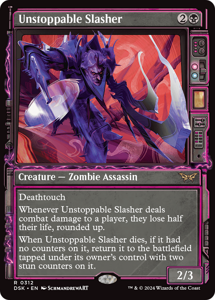 Image of Unstoppable Slasher (Showcase) [Duskmourn: House of Horror]