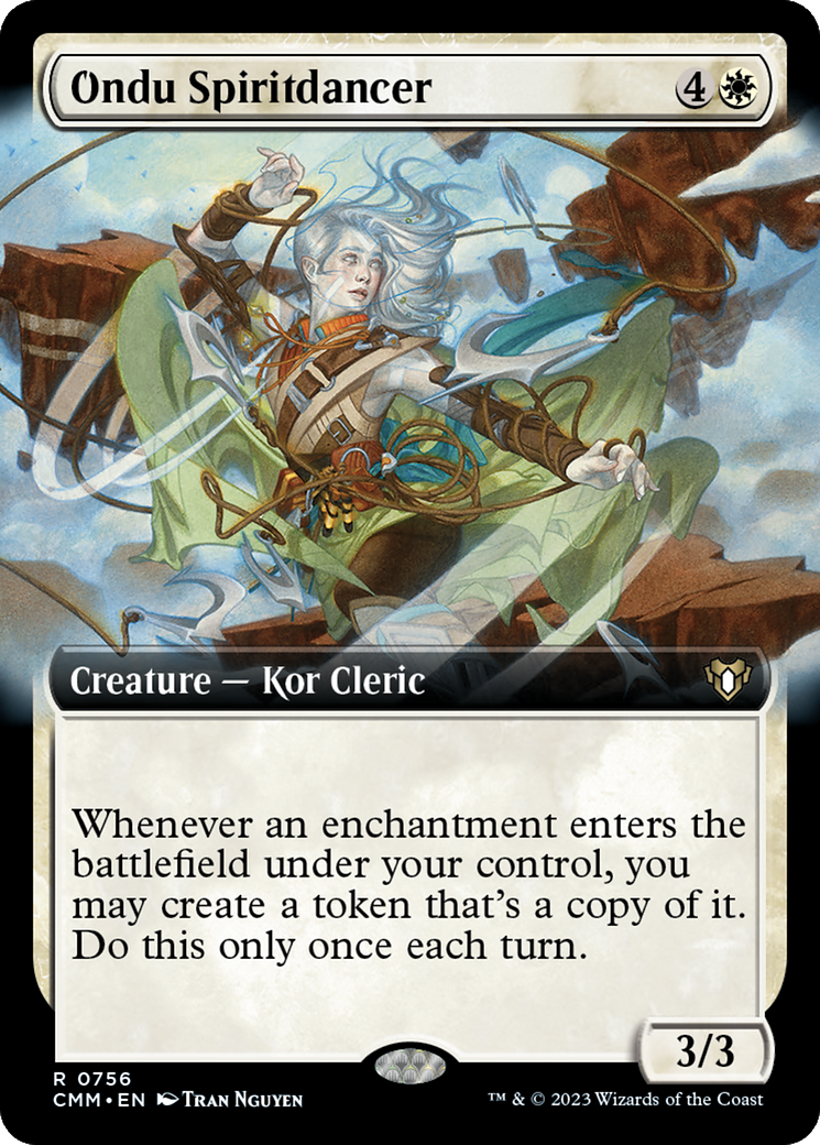 Image of Ondu Spiritdancer (Extended Art) [Commander Masters]