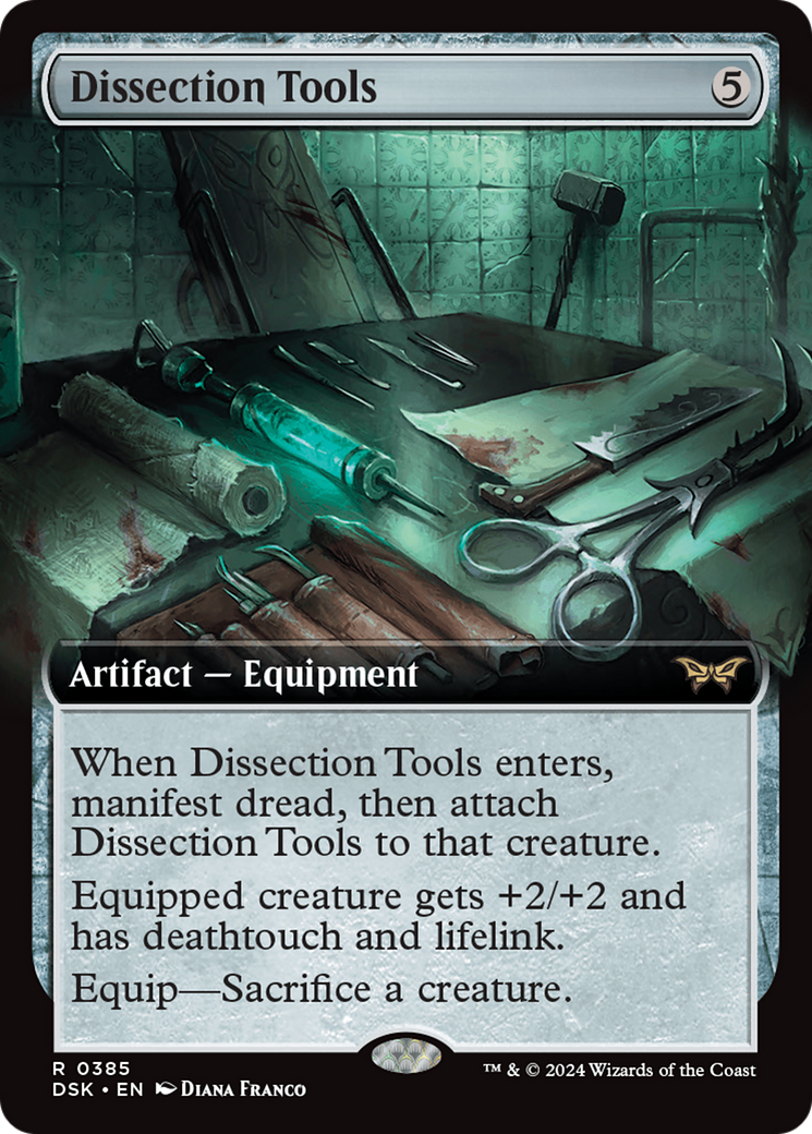Image of Dissection Tools (Extended Art) [Duskmourn: House of Horror]