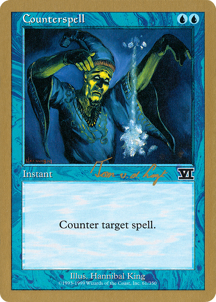 Image of Counterspell (Tom van de Logt) [World Championship Decks 2000]